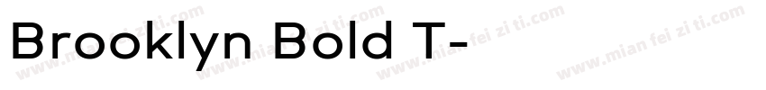Brooklyn Bold T字体转换